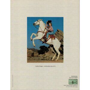 1988 American Express Credit Card f/ Candace Bergen Vintage Print Ad (L15)